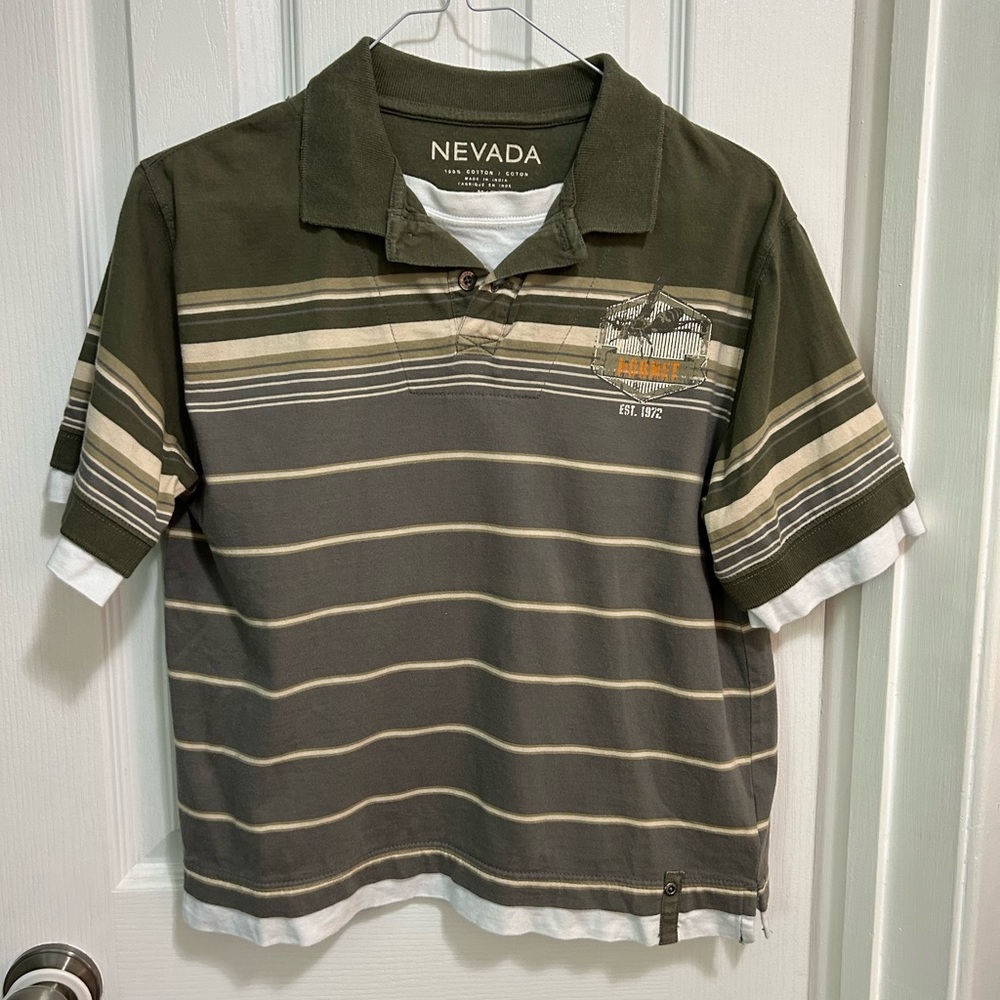 Boys Nevada T Shirt, 100% Cotton SZ Medium